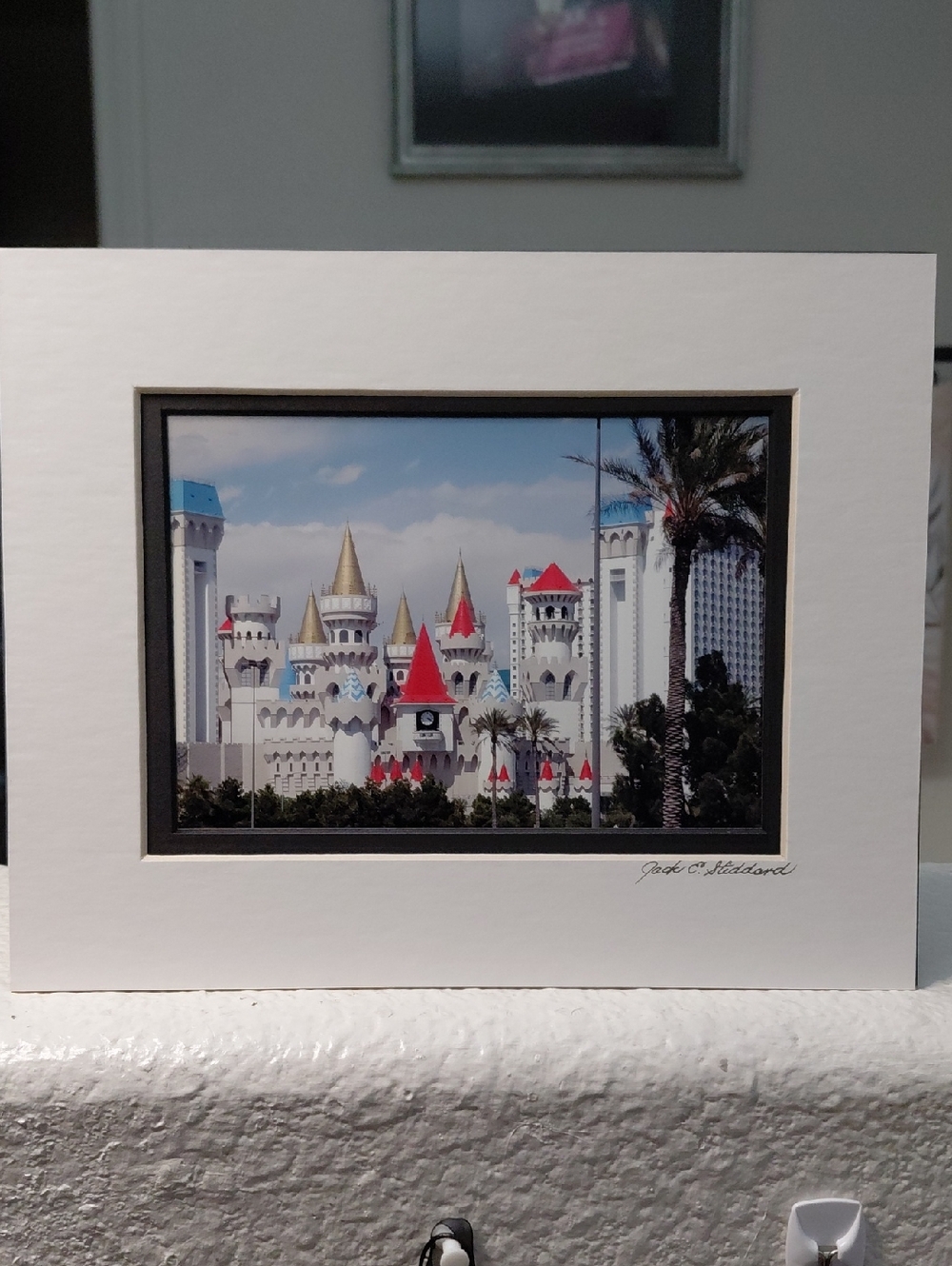 Las Vegas Excalibur Hotel Photo by Jack E. Stiddard 5x7 Photo/8x10 Mat